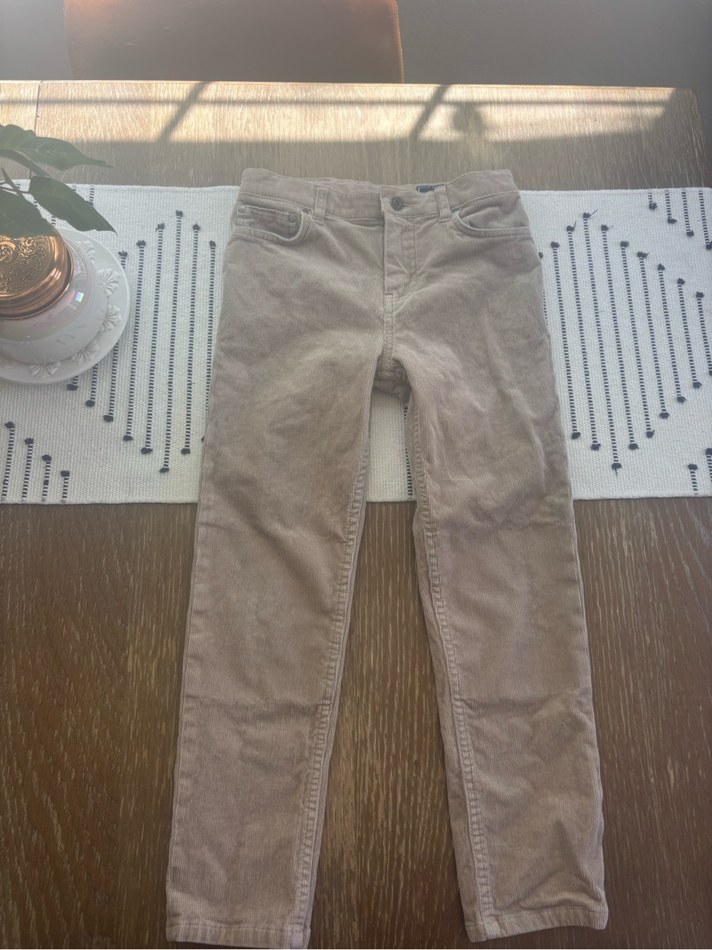 Vineyard Vines Skinny Corduroy Pants Tan Khaki Size 7
